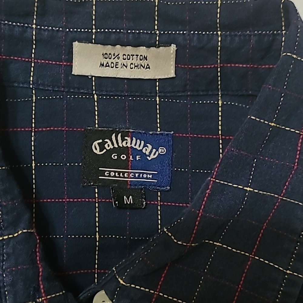 Callaway boy's long-sleeved button-up shirt size Medium - Picture 4 of 4